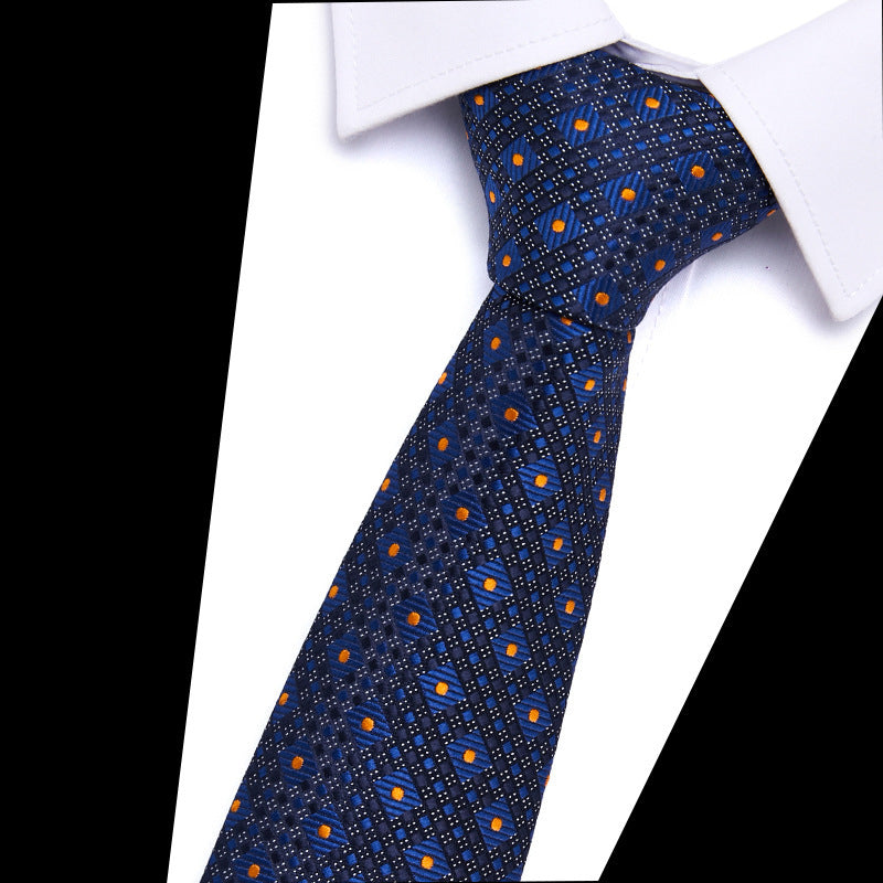 Men's Business Tie Wear Professional Suit Polyester Yarn