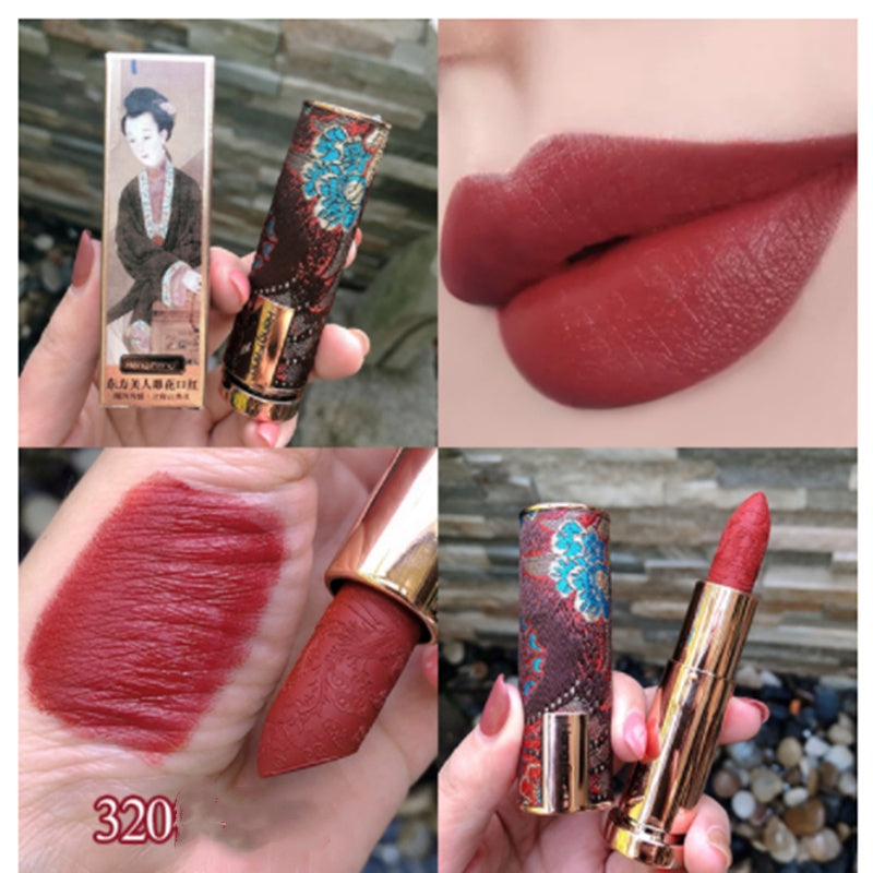 Carved Lipstick Set Matte Moisturizing Lipstick