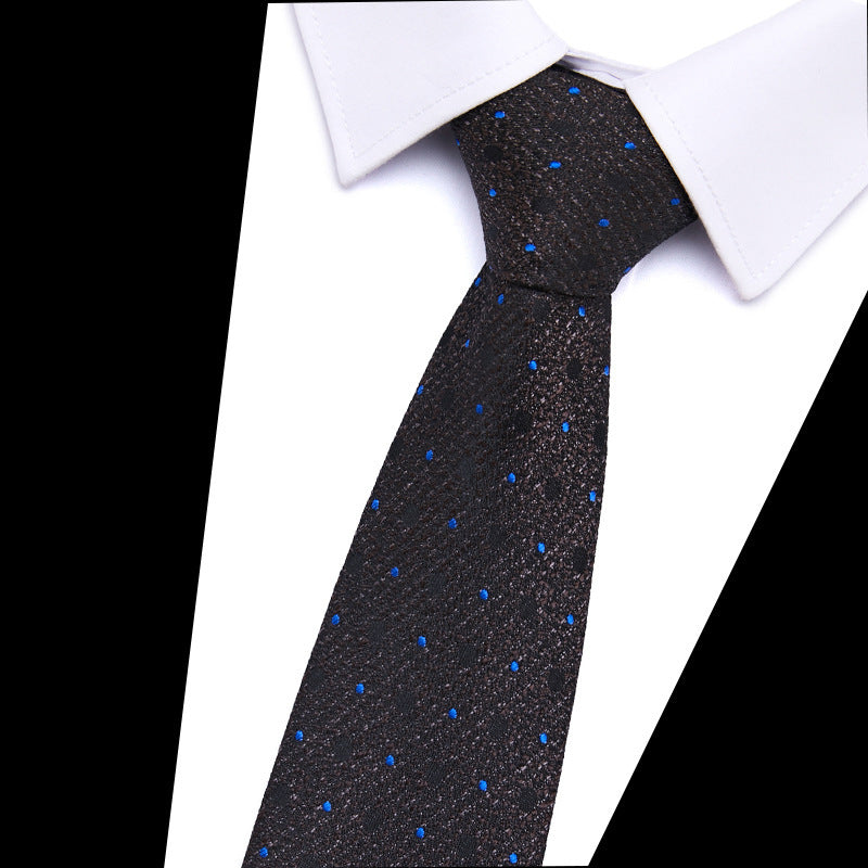 Men's Business Tie Wear Professional Suit Polyester Yarn