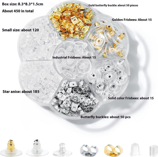 Mixed earring stoppers pack