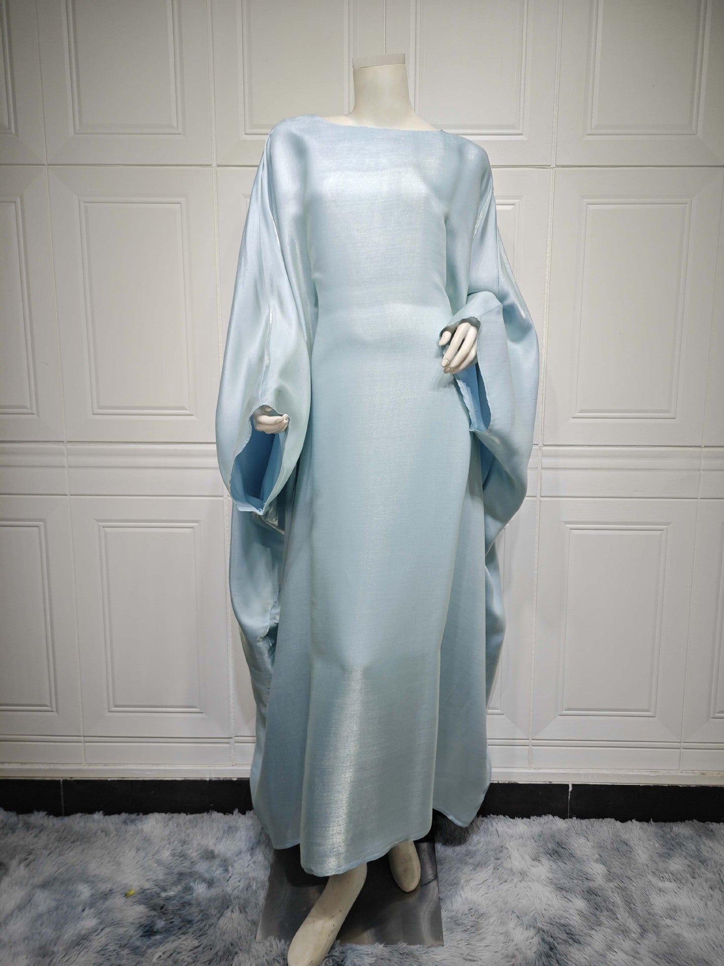 Summer Middle East Fashion Fil-Lumiere Satin Waist Dress