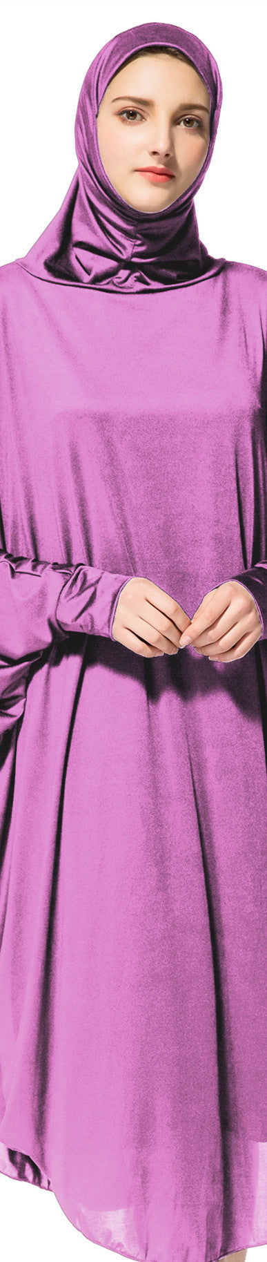 New muslim worship service bat robe with hijab