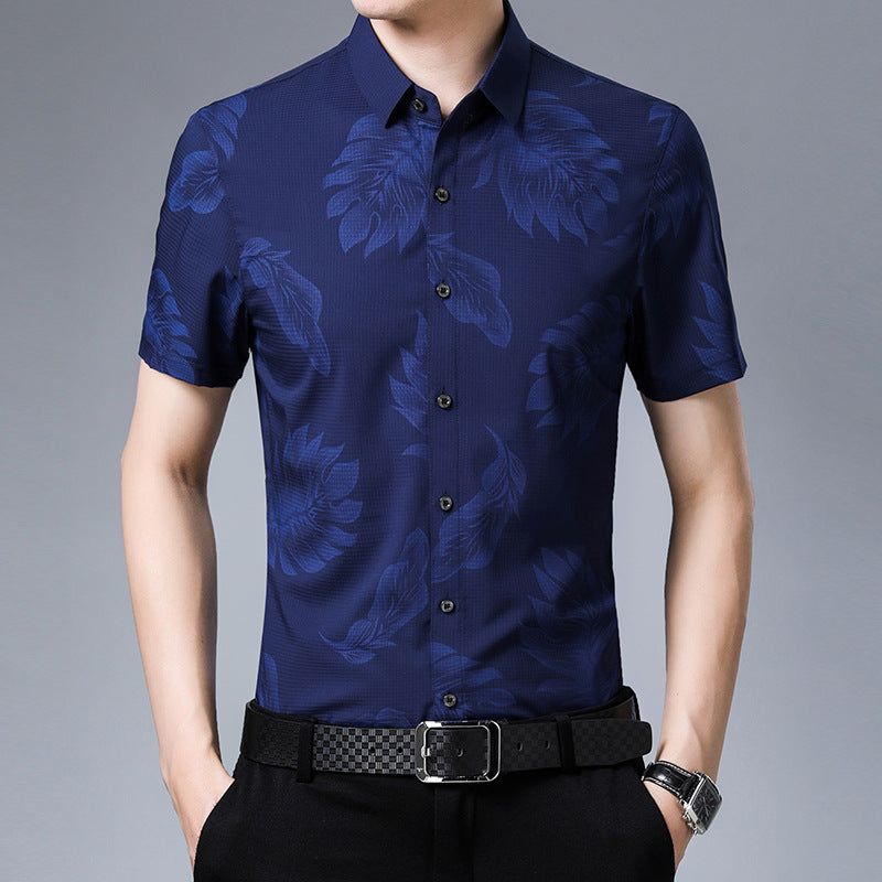 Men's business short sleeve shirt