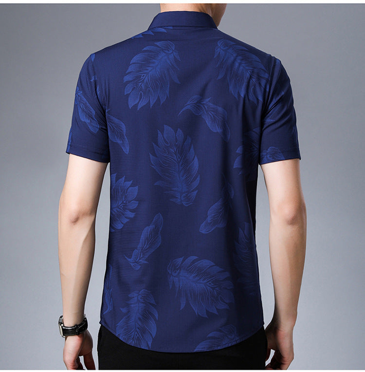 Men's business short sleeve shirt