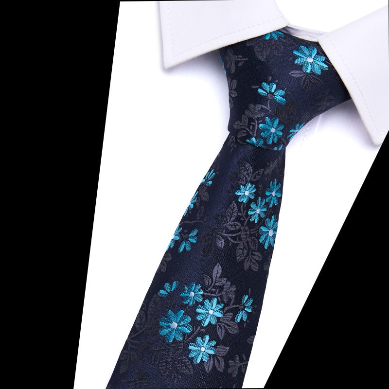Men's Business Tie Wear Professional Suit Polyester Yarn