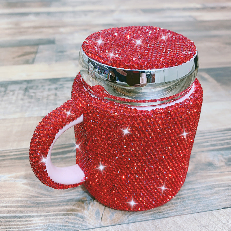 Coffee Mug Ceramic Drinking Mug Creative Personality Trend Office Simple Female With Lid Household Mug