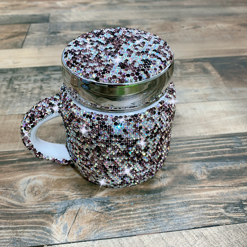 Coffee Mug Ceramic Drinking Mug Creative Personality Trend Office Simple Female With Lid Household Mug