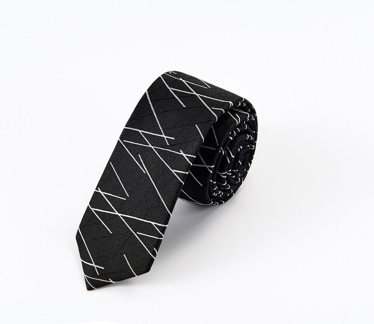 Spot Black Male Hand Hitting Style Men's Casual Business Tie Customization