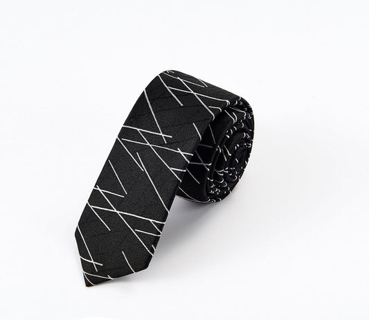 Spot  Black Male Hand Hitting Style Men's Casual Business Tie Customization