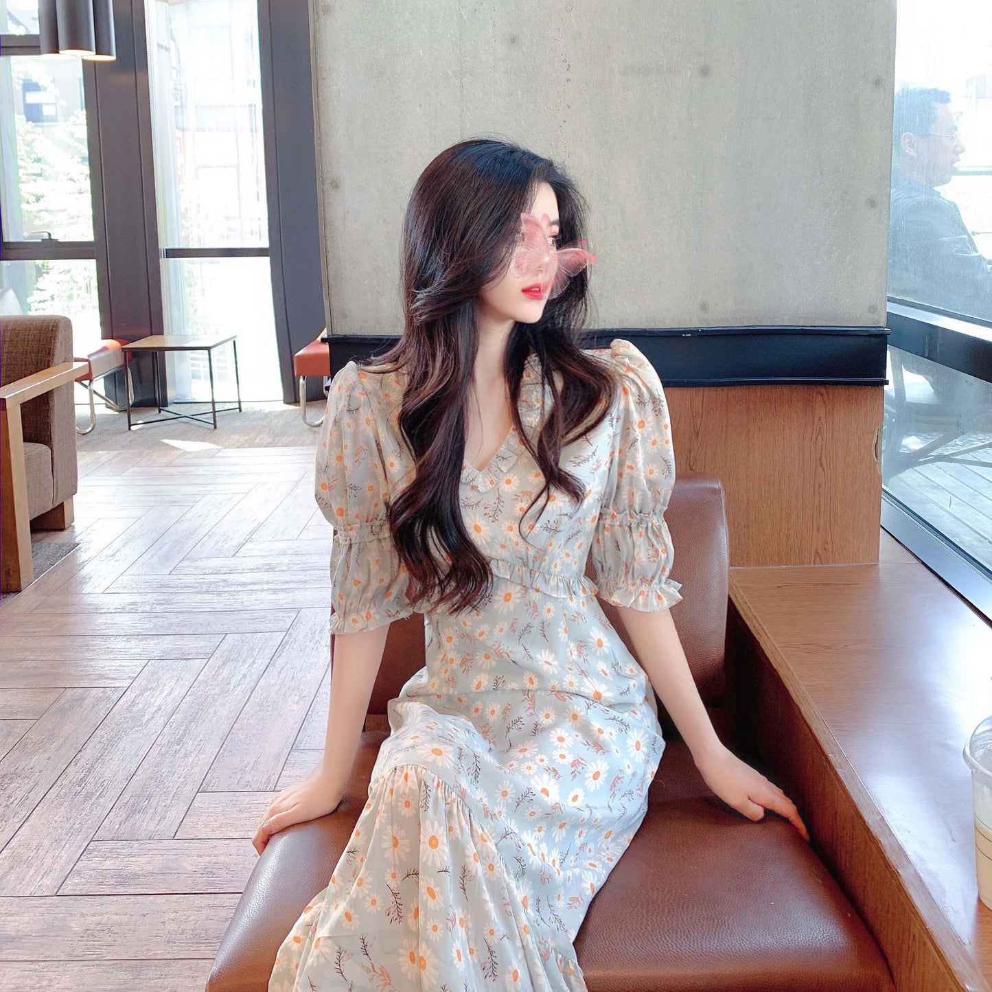 Summer Small Daisy Floral Dress