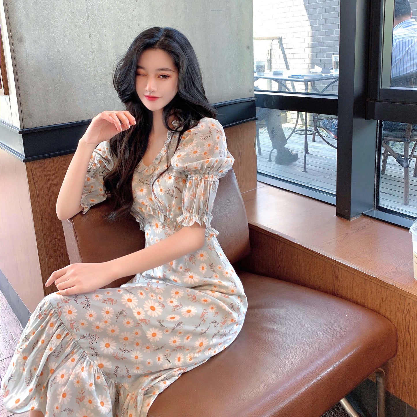 Summer Small Daisy Floral Dress