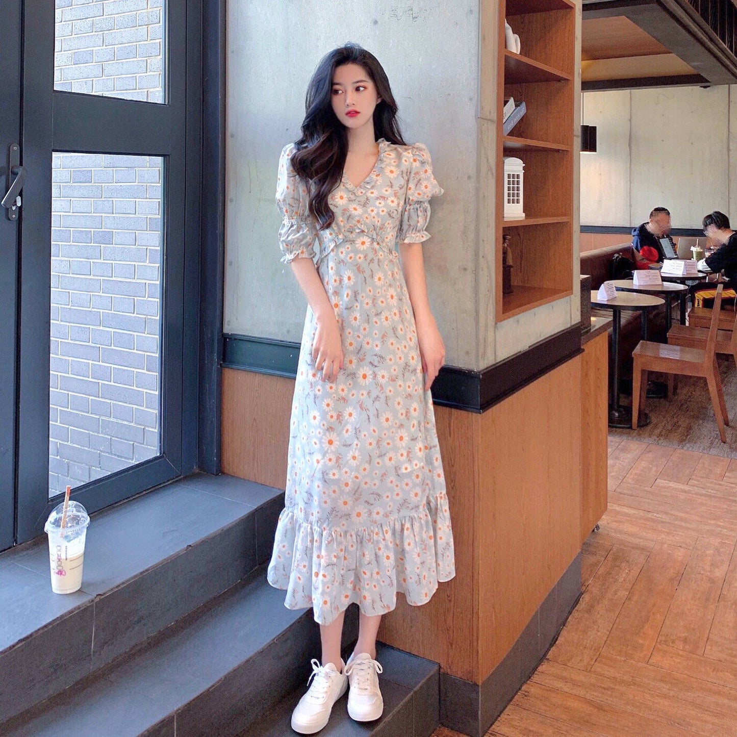 Summer Small Daisy Floral Dress