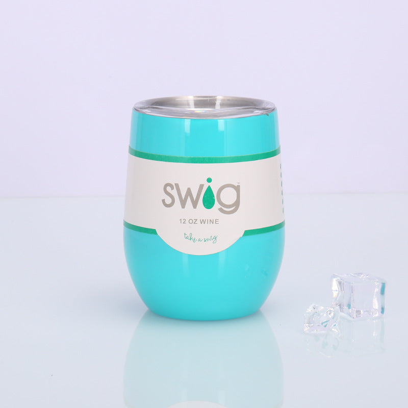Swig Eggshell Cup 12oz Stainless Steel Mug