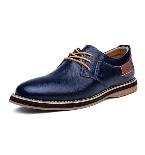 Men's British casual business tie shoes