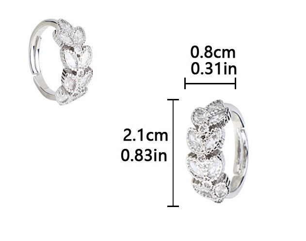 Zircon 4-piece Set Lucky Dinner Ceremony Wedding Accessories