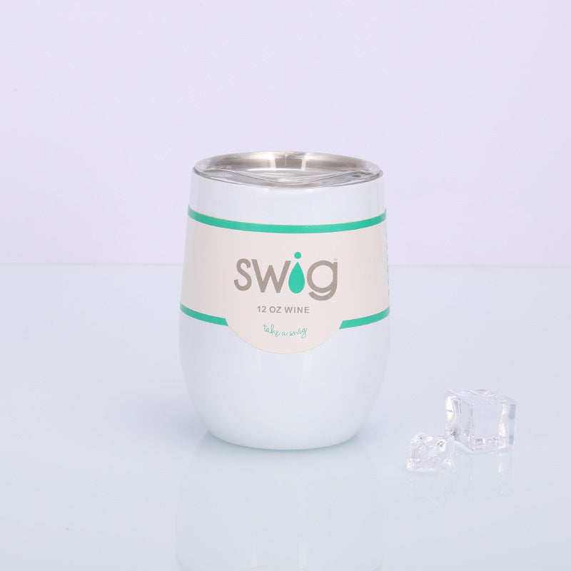 Swig Eggshell Cup 12oz Stainless Steel Mug