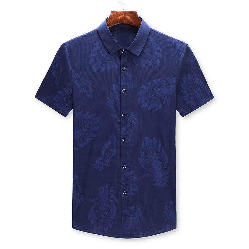 Men's business short sleeve shirt