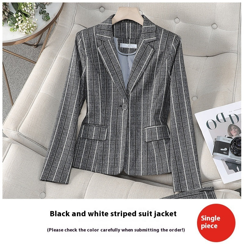 Women's Spring And Autumn Small Retro Elegant High-grade Casual Fashionable Suit