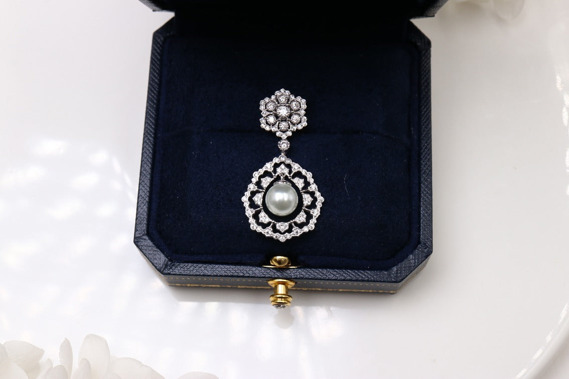 Light Luxury 925 Silver Shell Bead Pendant Necklace