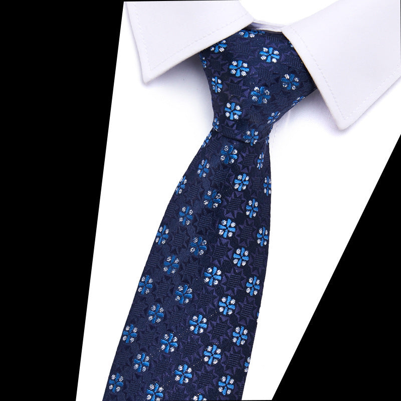 Men's Business Tie Wear Professional Suit Polyester Yarn