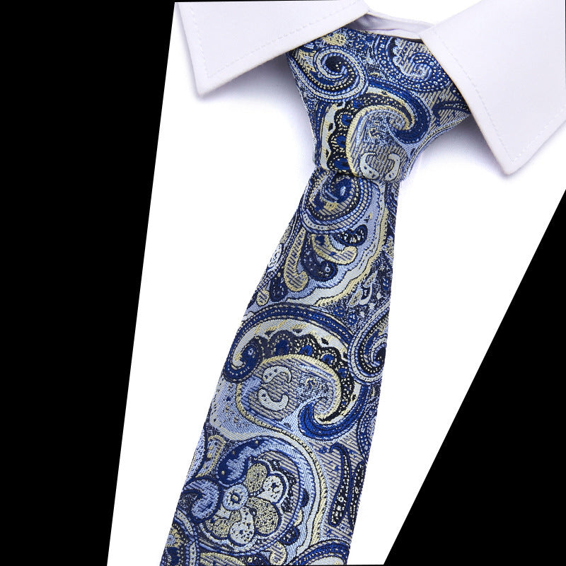 Men's Business Tie Wear Professional Suit Polyester Yarn