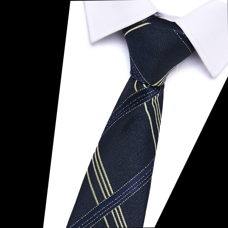 Men's Business Tie Wear Professional Suit Polyester Yarn