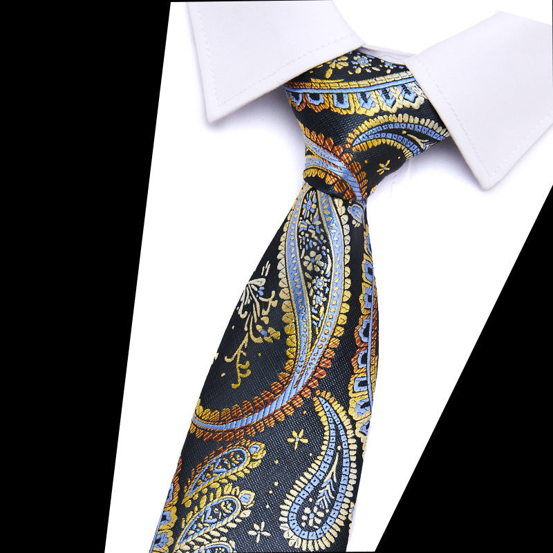Men's Business Tie Wear Professional Suit Polyester Yarn