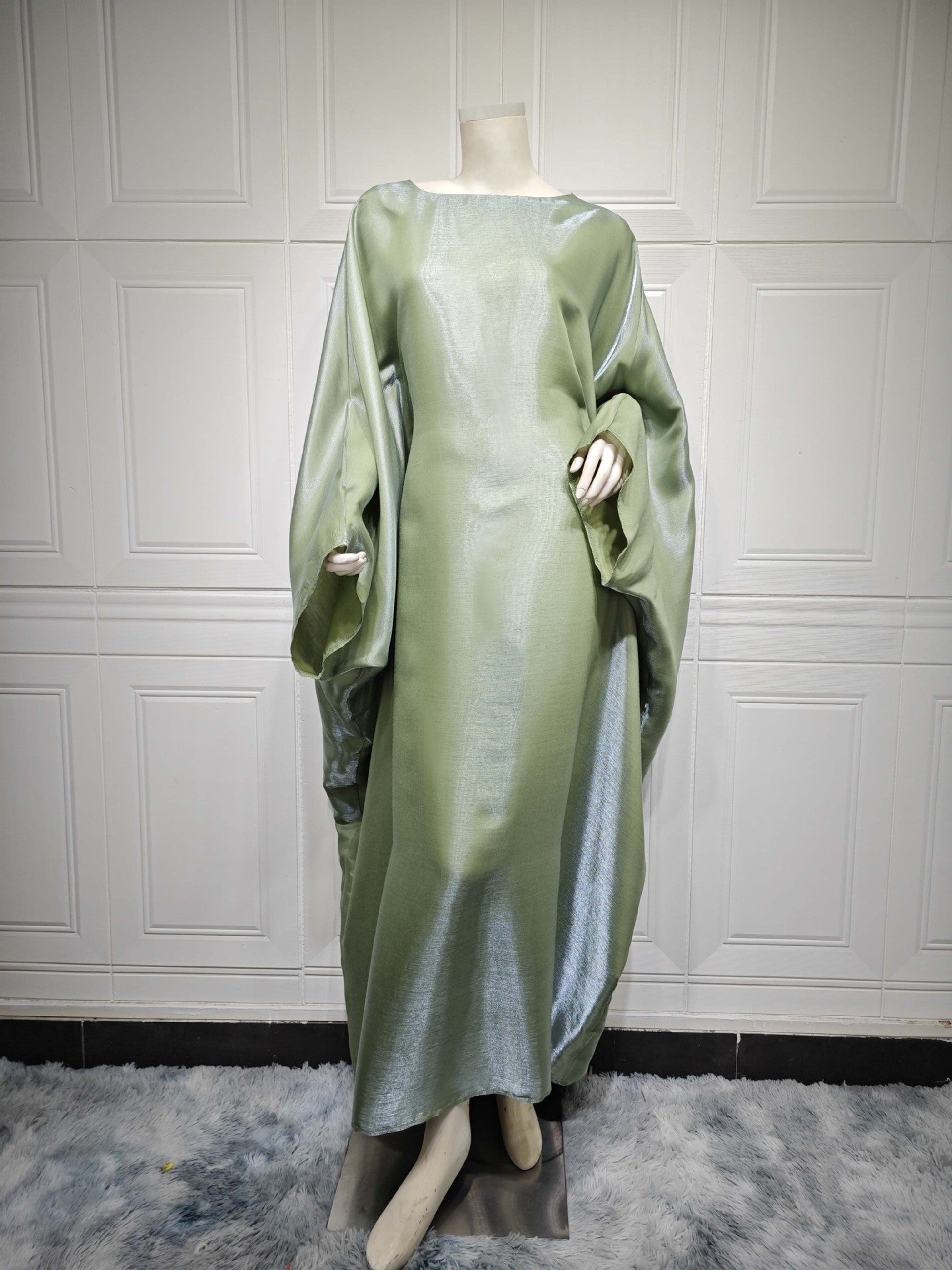 Summer Middle East Fashion Fil-Lumiere Satin Waist Dress