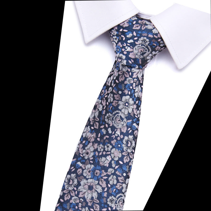 Men's Business Tie Wear Professional Suit Polyester Yarn