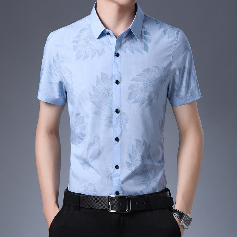 Men's business short sleeve shirt