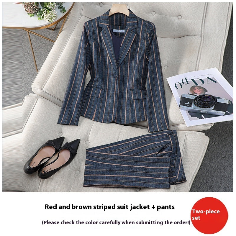 Women's Spring And Autumn Small Retro Elegant High-grade Casual Fashionable Suit