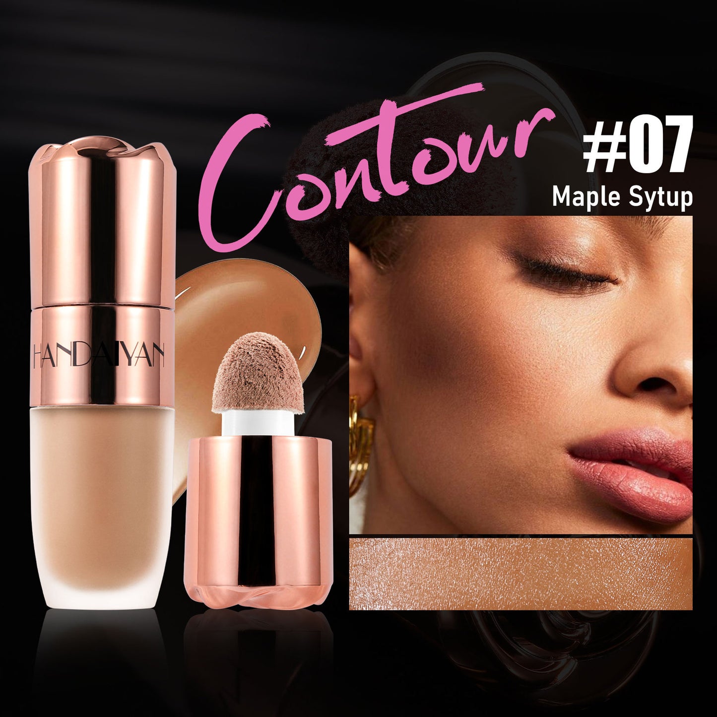 Highlighter Repair 8-color Three-dimensional Easy To Apply