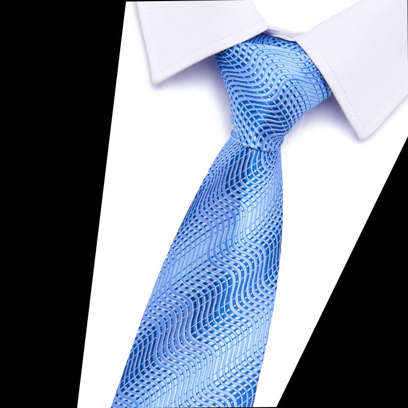 Men's Business Tie Wear Professional Suit Polyester Yarn