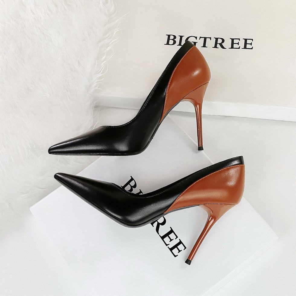 Retro Style High Heels Stiletto Heel Banquet Women