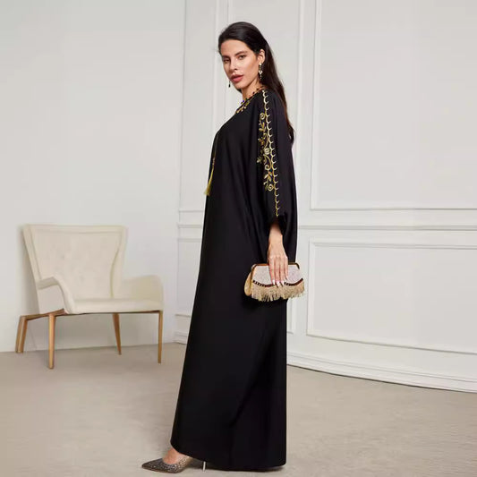 Fashionable Elegant Blouse Embroidered Dress