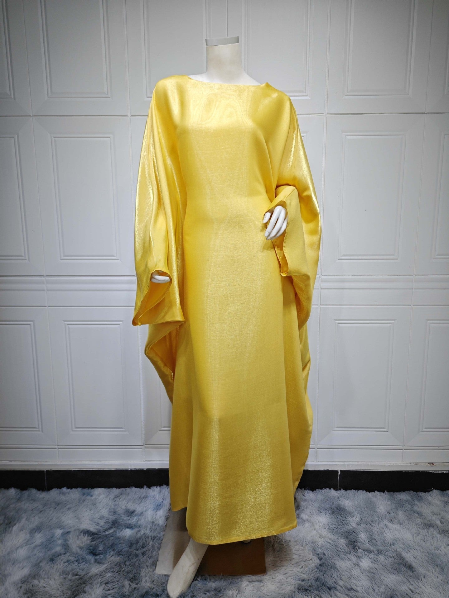 Summer Middle East Fashion Fil-Lumiere Satin Waist Dress