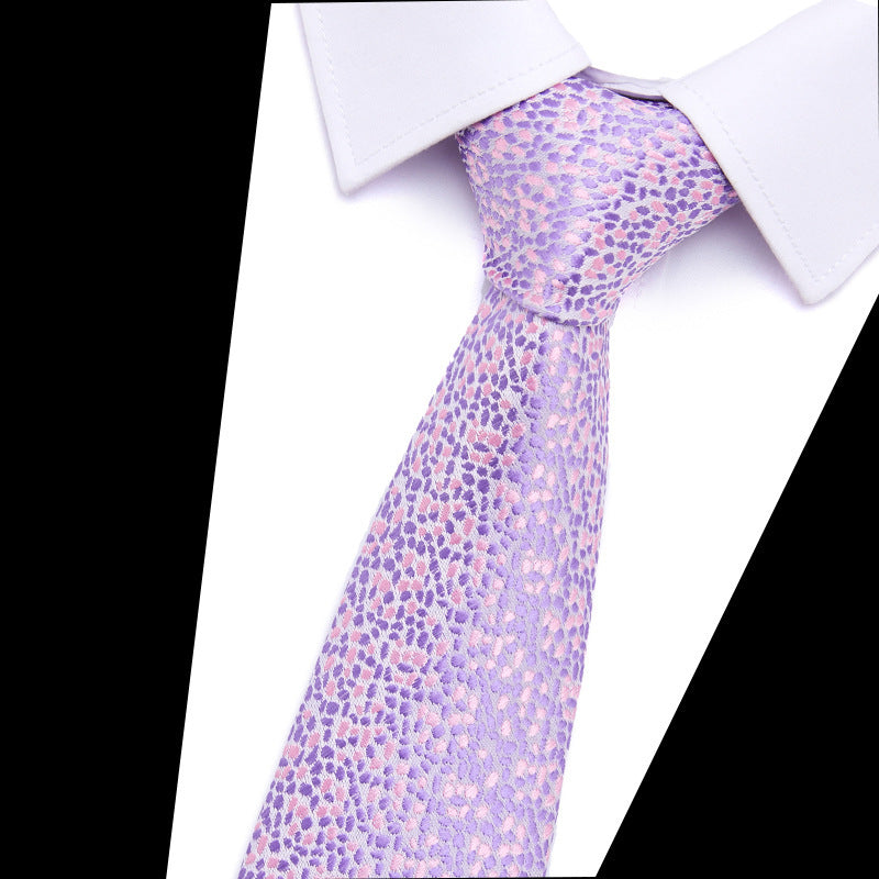 Men's Business Tie Wear Professional Suit Polyester Yarn