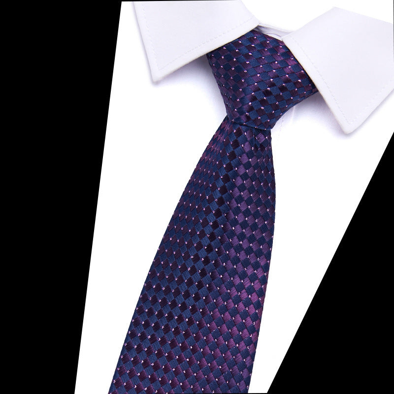 Men's Business Tie Wear Professional Suit Polyester Yarn