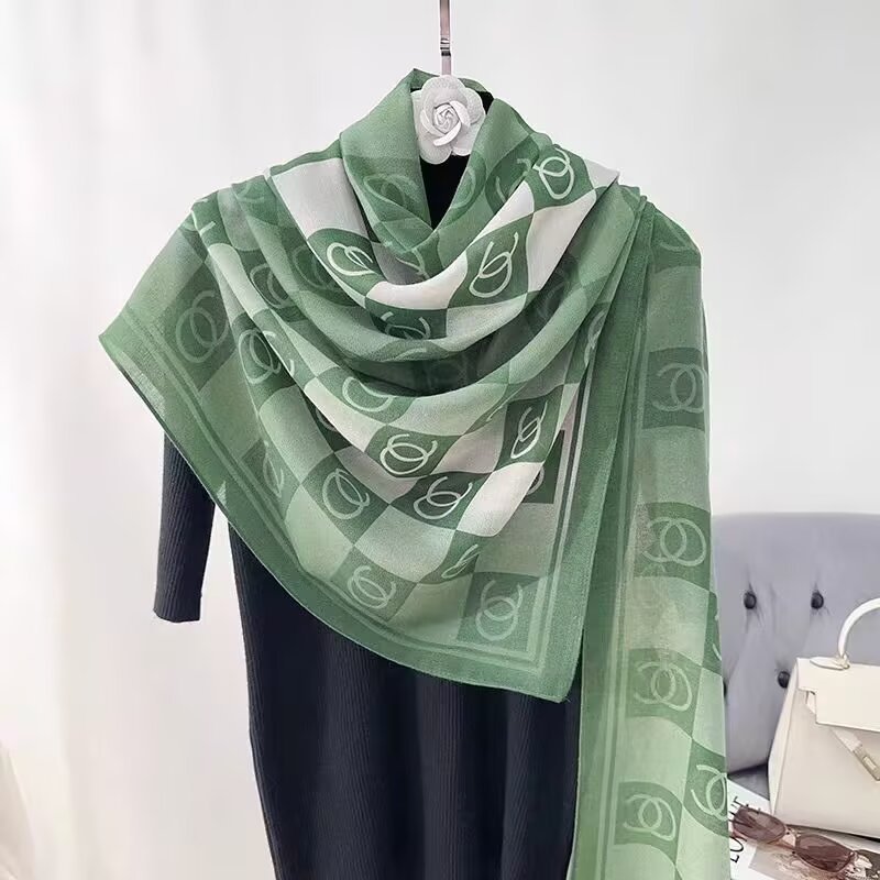 Cotton And Linen Scarf Thin And Silky Shawl For Women