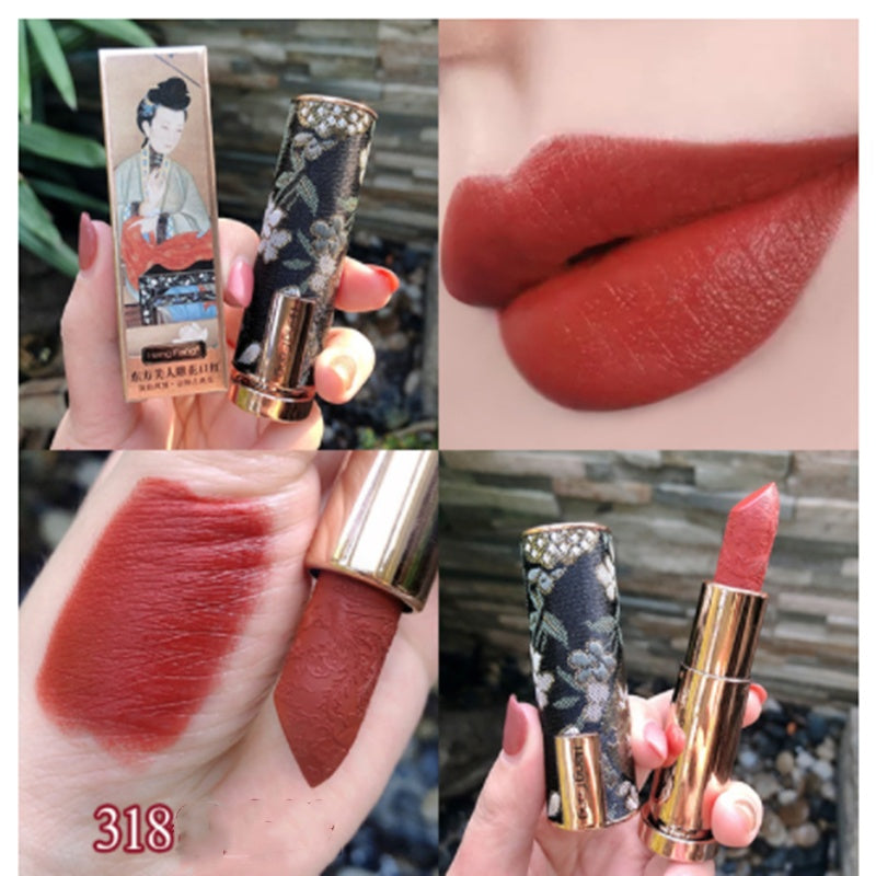 Carved Lipstick Set Matte Moisturizing Lipstick