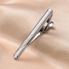 Men's Business Tie Clip Suit Enamel Gold Plated Silver