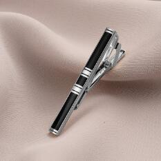 Men's Business Tie Clip Suit Enamel Gold Plated Silver