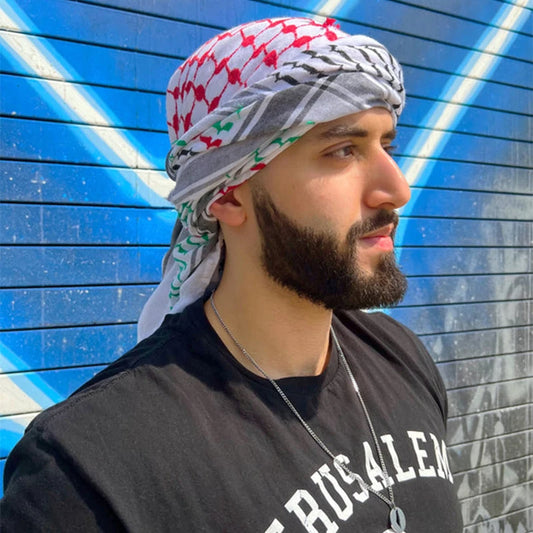 Men's Middle East Saudi Print Headscarf