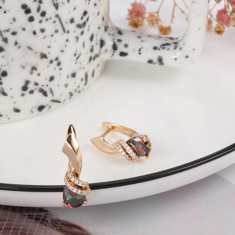 Fashion Personalized Zircon Earrings For Women