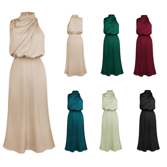 Summer Sleeveless Dress Ins Fashion Elegant Evening Party Club Clothing For Women