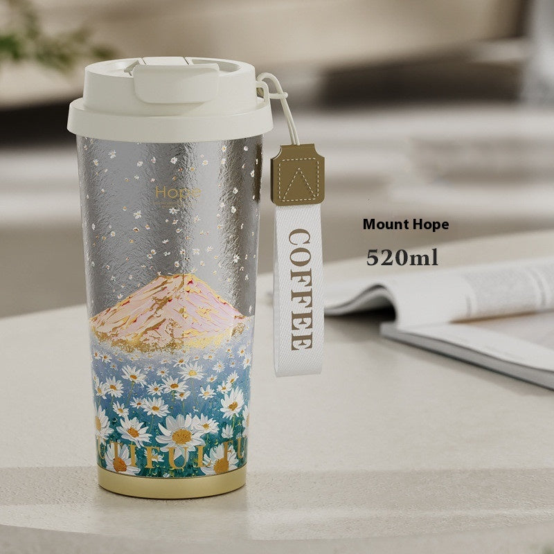 Pure Titanium Coffee Mug Car Decoration For Men