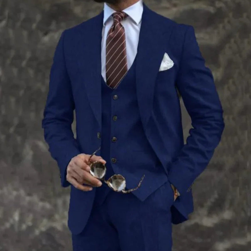 Business Casual Suit Three-piece Suit Men