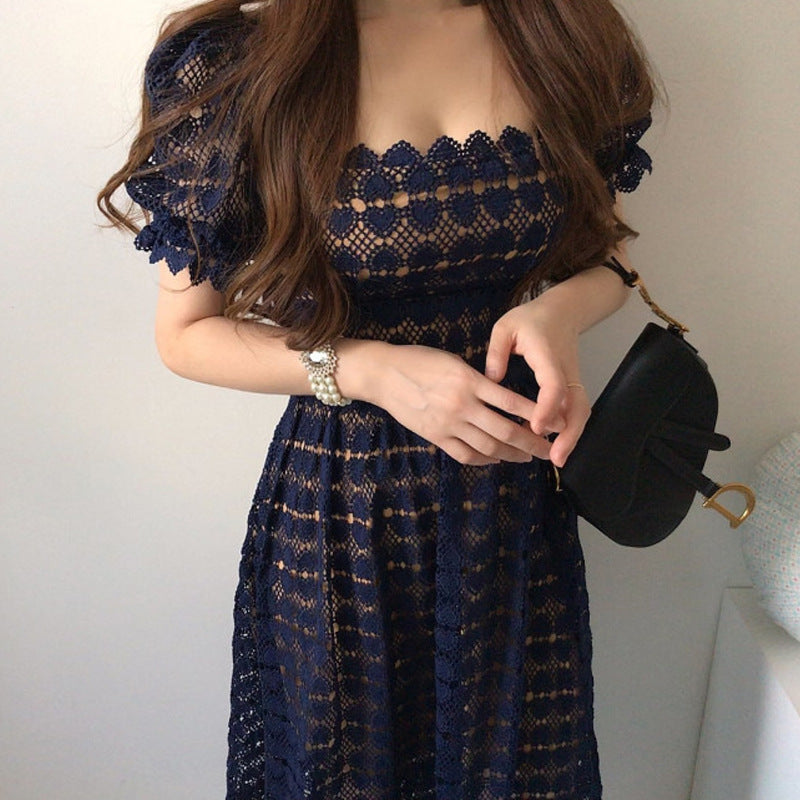 Ladies Fashion Personality Summer Lace Dress