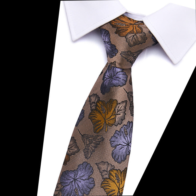 Men's Business Tie Wear Professional Suit Polyester Yarn