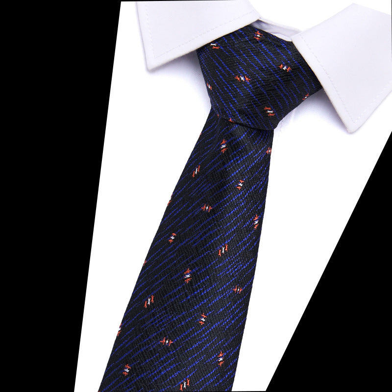 Men's Business Tie Wear Professional Suit Polyester Yarn
